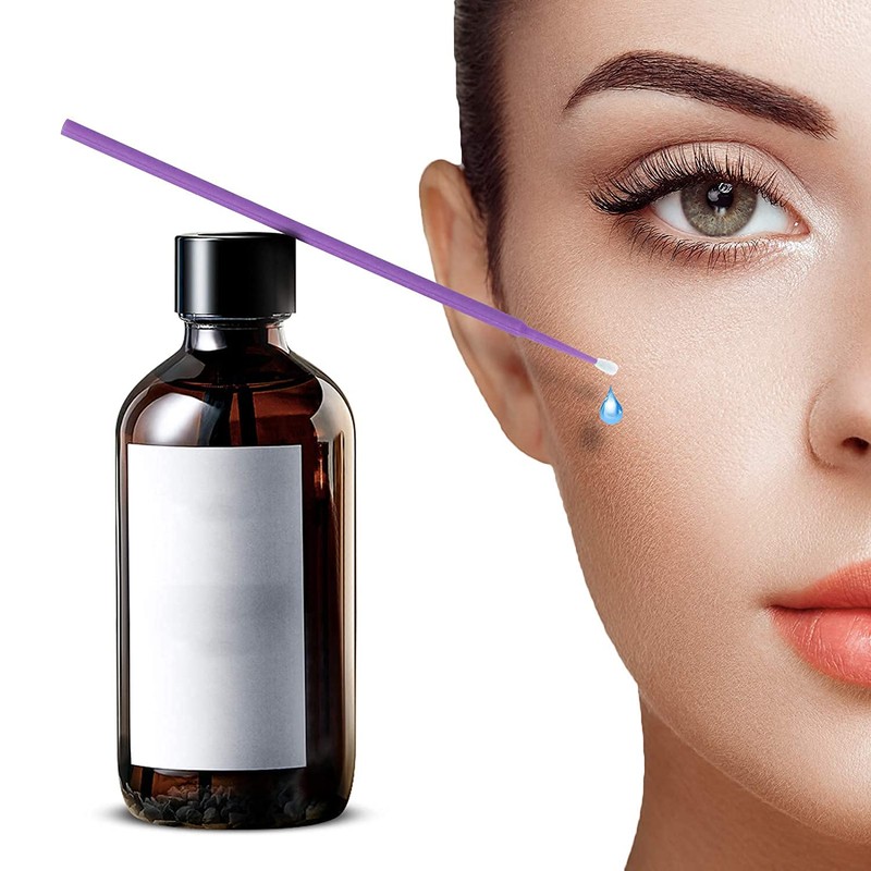 TAKUZA Pack of 200 Disposable Micro Brushes Eyelash Brushes for