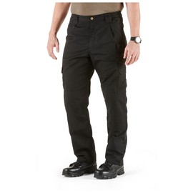 5.11 Tactical Cargo Pants for Men, Taclite Pro Ripstop Mens Work Pant, Lightweight Performance, Black, 34W x 36L, Style 74273ABR