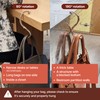 iHELIA Purse Hook Hanger for Table (Signature) - Premium Bag