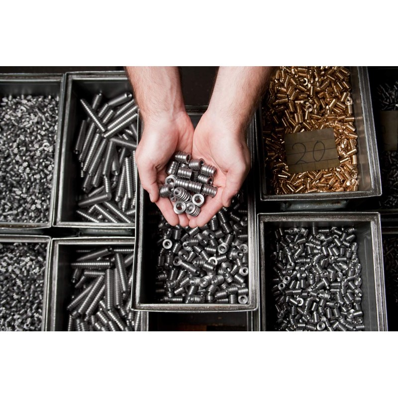 RAMPA® Made in Germany Threaded Steel Insert, (50 pcs.) with