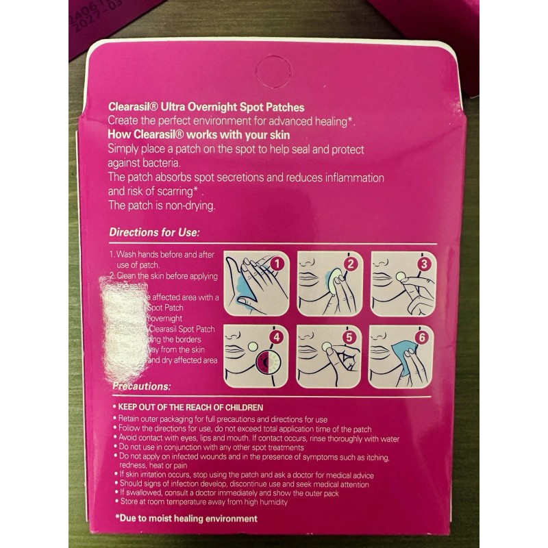 Clearasil 3 PACK Clearasil ULTRA Acne Control Face Pimple Spot