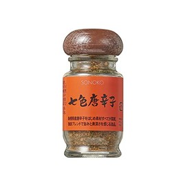 SONOKO Shichimi Chili Pepper, 0.9 oz (25 g), Chili Pepper, Orochi Claws, Mellow Flavor and Rich, Unique Blend, Made in Japan, Spices, Seasoning