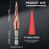 Xdealcozyxc M35 Cone Step Drill Bit for Metal, 6.3 mm