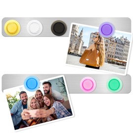 ZDZBLX Magnetic Board Magnet Bulletin Board Magnetic Strips with Adhesive Backing Metal Magnet Board Frameless Stainless Iron Strips Memo Board with 7Pcs Colorful Magnet for School Office Home, 2 Pcs