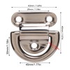 4 Sets Boat D Tie Down, Stainless Steel Folding Pad