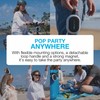 JLab Pop Party Ultra-Portable Small Bluetooth Speaker with 8H+ Playtime
