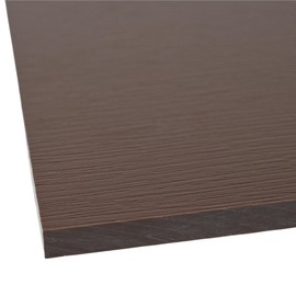 BuyPlastic King Starboard WG Sheet - Mocha Brown, 3/4" x 12" x 12" - HDPE Wood Grain Plastic Board Panel for Outdoor Furniture Cabinets & More