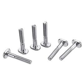 CarAngels 10pcs M6 40mm T-Bolt for 19mm T Slot Truck Table Saw Accessories Woodworking Tools (M6-T-Bolt-40mm)