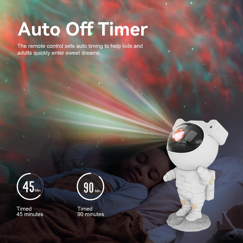 Star Projector Galaxy Night Light - Astronaut Space Projector, Starry