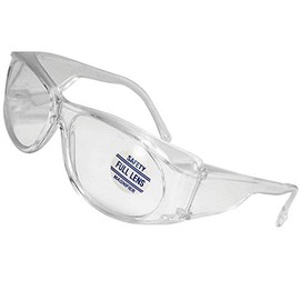 MagSafe Full Magnifying Reader Safety Glasses Reading Magnifier Eyewear Available from 1.25-3.00 (3.00, Clear)