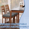 BUYUE Thickened 2.5" Friendly Woven Fabric Dining Chair Cushion, U-Shape