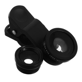 COHEALI 1 Set Clip Phone Camera Lens Kit Fisheye Wide Angle Macro Lenses for Smartphones Enhance Photography with Compatibility for Capturing Stunning Images