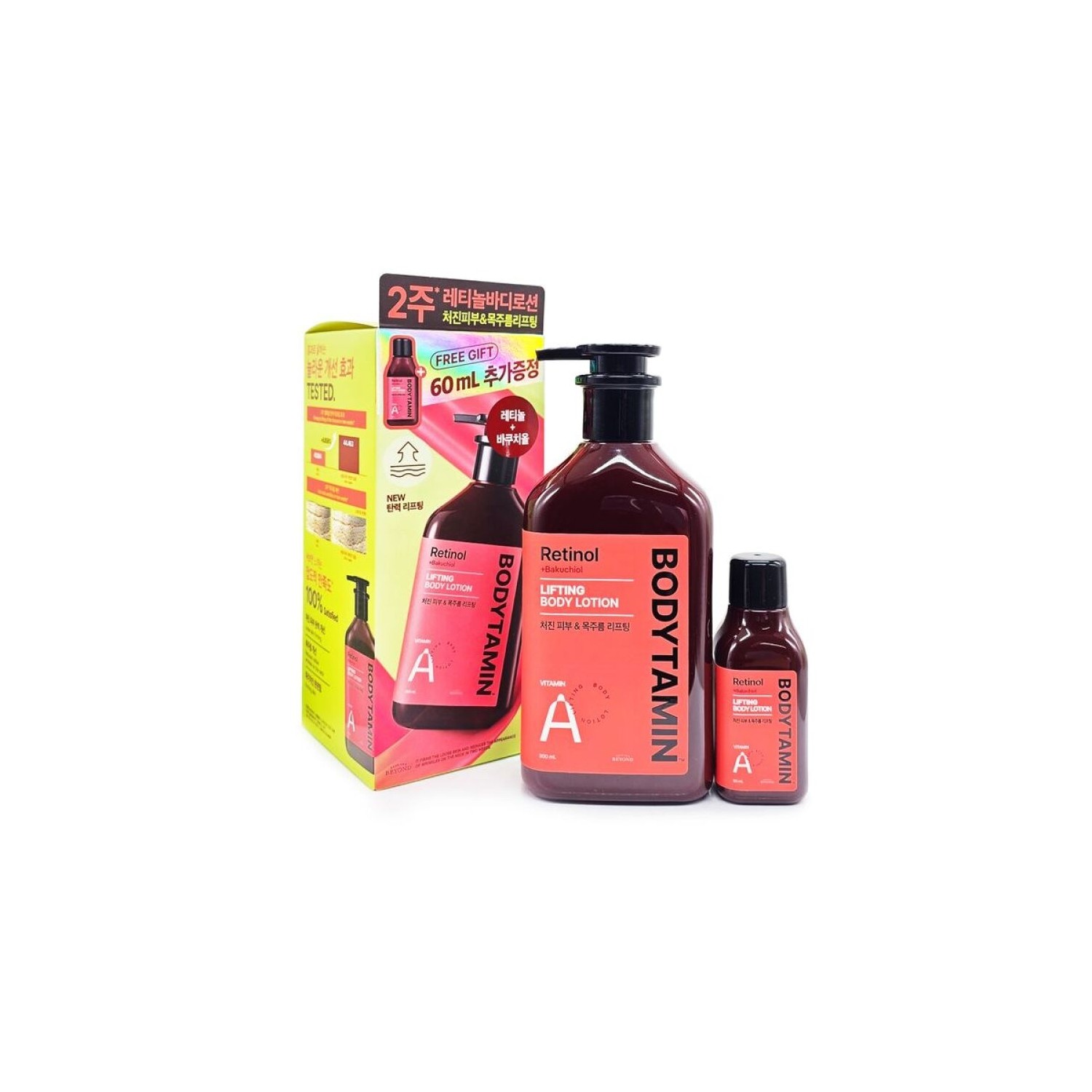 비욘드 바디타민 레티놀A 탄력 리프팅 바디로션 300ml+60ml 기획 1개 300ml