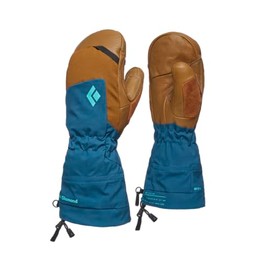 BLACK DIAMOND Women's Mercury Mitts Waterproof Cold Weather Snow Mittens for Skiing, Mountaineering, Snowboarding, Azurite-NPF, Medium