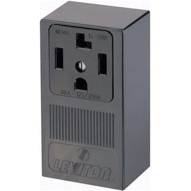 Leviton Grounding Single Blade Receptacle 30A 125/250V NEMA 14-30R