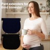 DSLSQD 4 Pieces Maternity Pants Extender Adjustable Pregnancy Pants Extender