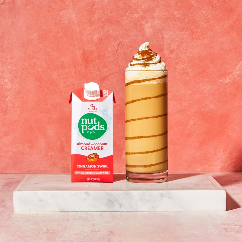 nutpods Cinnamon Swirl Coffee Creamer - Unsweetened Non Dairy Creamer