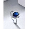 Dtup Anillo Lady Di Princesa Katte Con Estuche Reina Corona