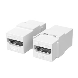 Cable Matters 2-Pack 8K HDMI Keystone Jack with 8K 60Hz and 4K 120Hz (HDMI Coupler Keystone)