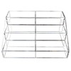 Clear Acrylic 3-Tier Organizer with 6 Equal Compartments – Countertop