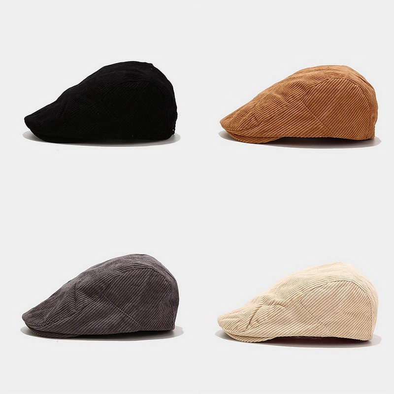Faringoto Sun Protection Peaked Cap Casual Beret Retro Painter Hat,