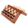 Ajuny Wooden Magnetic Chess Set With Chess Pieces Folding Game