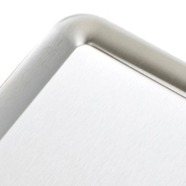 Stainless Steel Baking Sheet, Steel Baking Sheet Square Stainless Steel Bread Tray Stainless Steel Bakeware with Good Load Bearing for Parties, Birthdays, Celebrations, Banquets