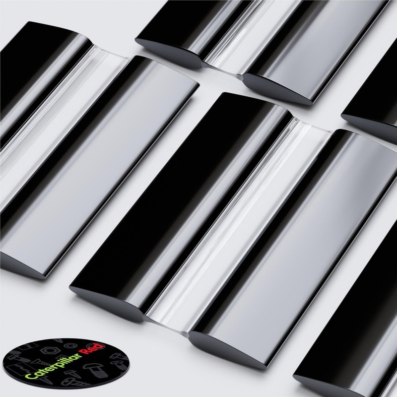 5 x 50mm Black Low Profile Flex Hinges, Flexible Living