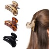 GGUFAY Set of 3 Hair Clips, Mini Hair Claws, Non-Slip