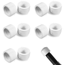 Tinoaly 10pcs Racing Fuel Jug Hose Cap Replacement, Plastic Thread Seal Race Fuel Hose Dust Lids Accessories for Vents 5.5 Gallon Gas Can VP Jugs Gasoline Tanks & More