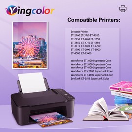 Compatible Replacement for Epson 502 Ink Refill Bottles Black, Work for ET-3850 ET-2850 ET-3750 ET-2760 ET-3760 Printer, 2 Packs of 502 Black Ink Bottles, 140ml for Each