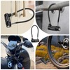 4-Digit Combination Padlock with Steel Cable - 3/16" Diameter, 7"