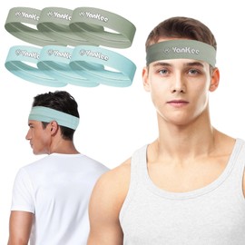 VanKee Sports Headbands for Men Cooling Sweatbands for Momen Moisture Wicking Non Slip Workout Athletic for Running Yoga Tennis Basketball Fitness