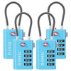 ANVIL 4 Digit Luggage Locks, TSA Locks for Luggage, Advanced