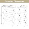 APEXCHASER Clothes Drying Rack, Foldable & Extendable Laundry Rack with