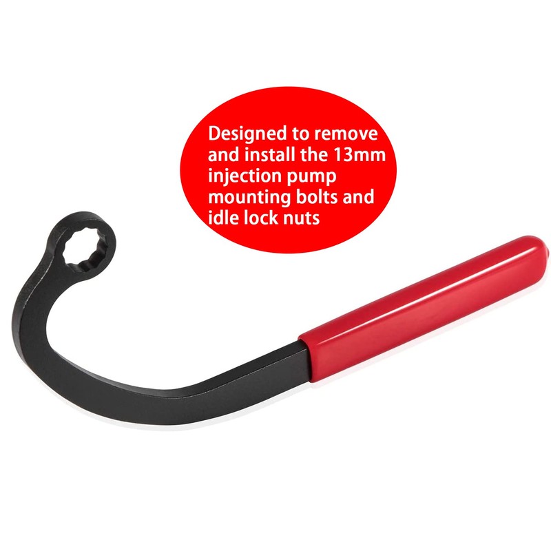 CASTNOO 13mm Injection Pump and Idle Lock Nut Wrench Suitable