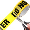 NUOBESTY Barricade Tape,1.9 inch X 82 ft Yellow Security Line