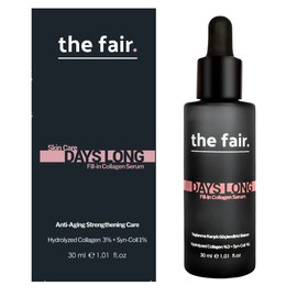 The Fair. Days Long Suero con Colágeno Rellenador 30ML, Estimula la Producción de Colágeno, Antienvejecimiento, Hidratante, Mejora el Brillo y la Plenitud de la Piel