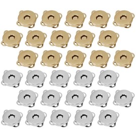 50 Pcs Hebilla Magnética Invisible Broches De Costura Botones Magnéticos a Presión Broches De Presión Para Cierre De Bolsa Sujetadores Magnéticos Bolsas Metal. Tocar La Campana