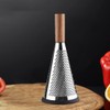 3 Sided Multifunction Box Grater, Stainless Steel Grater for Cheese