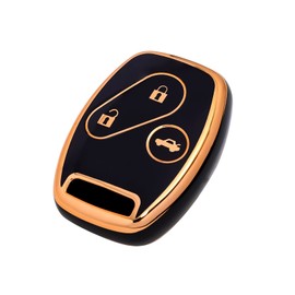 Compatible Honda 3 Button Keyless Key Case, Accord Fit, Civic Odyssey CR-V Stream Exclusive Key Cover, Stylish, Protection, Good Touch, High Quality, TPU, Scratch-Resistant