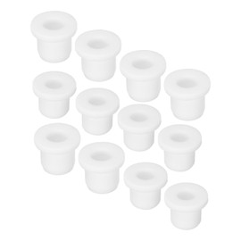 QUARKZMAN T-shaped rubber sleeve, diameter 11 mm/10 mm, ID 7 mm/6 mm, white seal, cable grommet, flexible for cable pipes