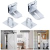 Zythrem 2 Pcs Right Angle Padlock Hasp, 304 Stainless Steel