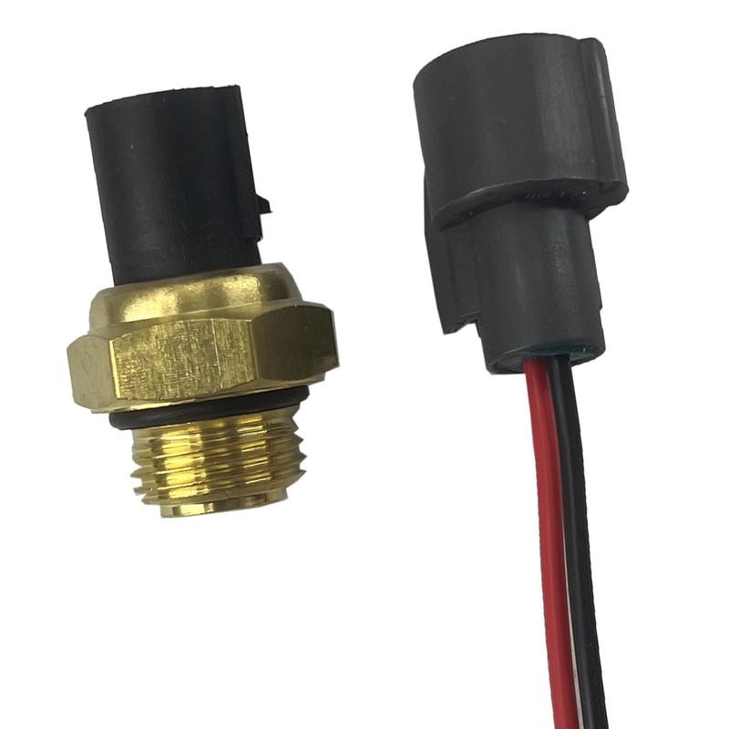Radiator Coolant Fan Switch 37760-P00-003 with Connector Pigtail Harness, Water