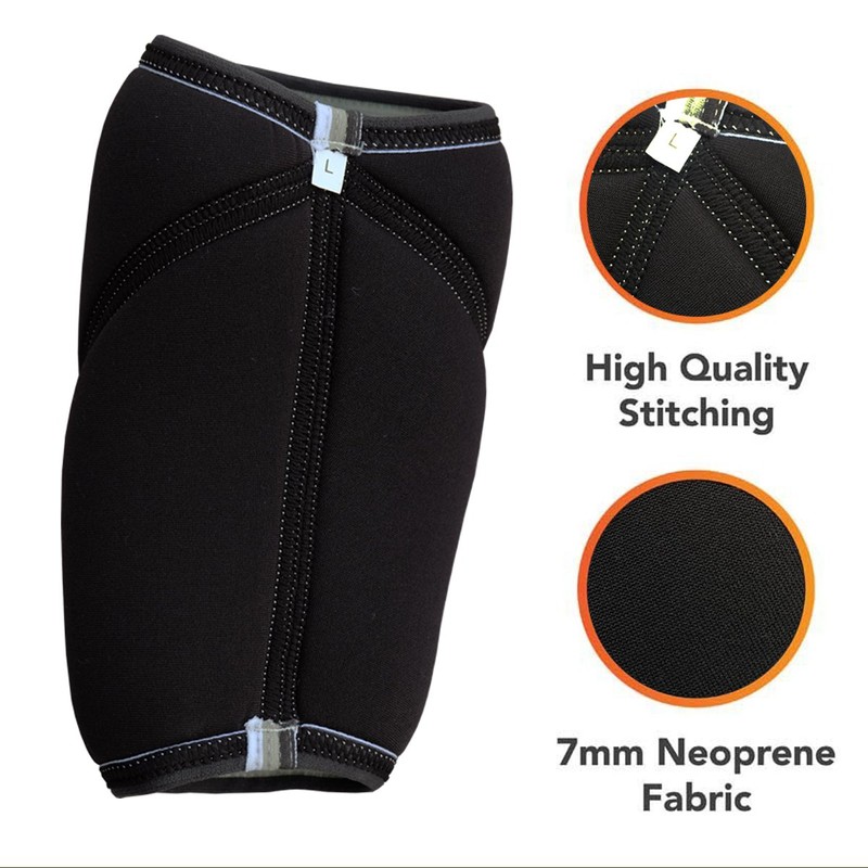 AEOLOS Knee Sleeves (1 Pair)，7mm Compression Knee Braces for Heavy-Lifting,Squats,Gym
