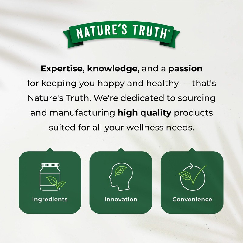Nature's Truth Vitamin B12 with Folic Acid - 60 Vegan