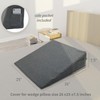MEOVEN Wedge Pillow Cover for 26x25x7.5 Bed Wedge Pillow, Hypoallergenic,