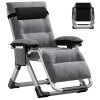 NAIZEA Zero Gravity Chair Reclining Lounge Chair w/Pad & Headrest