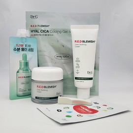 Dr.G Red Blemish Clear Soothing Cream 70ml tube + 70ml jar + Bakuchiol Serum 10ml / 닥터지 레드 블레미쉬 클리어 수딩 크림 70ml 튜브+70ml 단지+바쿠치올 세럼10ml