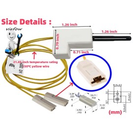 Viefow Pp200 Pp200sc Ha1000 Hot Surface Igniter For Desa Reddy Master Heater